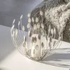GILDE Windlicht, "Trevi", Blattmotiv, Metall, silberfarben, Produktbild-Vorschau 1