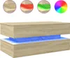 vidaXL Couchtisch mit LED-Leuchten Sonoma-Eiche 90x50x40 cm Produktbild-Vorschau 1