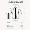 Edelstahl Wasserkessel 1,55 L, Schwanenhals-Auslauf, mit Produktbild-Vorschau 8
