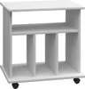 VCM Holz Media-Regal | Regal mit Rollen | Maße: H. 59 x B. Produktbild-Vorschau 3