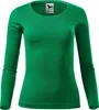 Langarm-T-Shirt für Frauen, 100% Baumwolle, unbedruckt, Produktbild-Vorschau 4