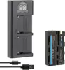 1x Akku + LCD Lader für Sony NP-F550 NP-F330  F550 F730 Produktbild-Vorschau 1