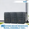 4rain SLIM STONE DÉCOR Réservoir Mural Ensemble 1530 L, Voir les images du produit 2
