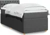 vidaXL Boxspringbett mit Matratze Dunkelgrau 100x200 cm Produktbild-Vorschau 2