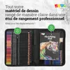Set de dessin professionnel, 96 pièces - Dans une mallette Voir les images du produit 6