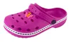 Clogs Gartenclogs Hausschuhe Sandalen Rosa Schmetterling Produktbild-Vorschau 4