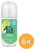 6x Fa Deodorant v guličke Caribbean lemon (50 ml) Náhľad obrázku produktu 2