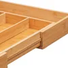 Univerzální bambusový organizér na příbory do zásuvky - Náhled obrázku produktu 7