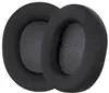 Two black ear pads for headphones are shown against a white background. Produktbild-Vorschau