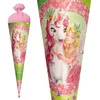 ROTH Schultüte groß Einhornglück 70 cm Glitter rund Produktbild-Vorschau 3