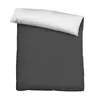 Mikrofaser-Wendebettwäsche - Grau - Anthrazit - 135 x 200 Produktbild-Vorschau 4