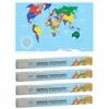 4er Set Rubbel Weltkarte 52x88 cm Deutsch in Colorbox Produktbild-Vorschau 1