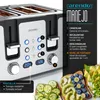 Arendo, tostadora con 4 ranuras cortas, capacidad para 4 Vista previa de la imagen del producto 2