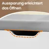 VASAGLE Schuhbank mit Sitzkissen, Schuhregal mit 3 Ebenen, Produktbild-Vorschau 6