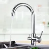 3 Wege Wasserhahn Küchenarmatur 360° Drehbar Produktbild-Vorschau 2