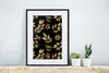MuchoWow® MuchoWow® Gerahmtes Poster Partoon - Schwarz und Produktbild-Vorschau 6