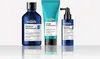 Three L'Oréal Professionnel Serioxyl Advanced hair care products are displayed against a white background. Produktbild-Vorschau
