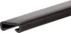 A close-up, studio shot of a black PVC handrail profile against a white background. Anteprima dell’immagine prodotto
