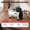 Kompresor do aerografów AF18-2 kompresor membranowy 4 bar Podgląd zdjęcia produktu 13