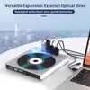 8-v-1 USB-C DVD/CD vypaľovačka s čítačkou kariet, 8X zápis Náhľad obrázku produktu 3
