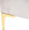 BELIANI Postel krémově bílá sametové čalounění 160 x 200 cm Náhled obrázku produktu 9