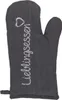 Topfhandschuh Lieblingsessen grau Produktbild-Vorschau 1