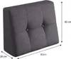 Lermowood Kissen „Verona“ für Palettenmöbel 80x40 Anthrazit Produktbild-Vorschau 2