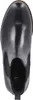 A top-down view of a black leather boot. Produktbild-Vorschau