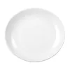 Speiseteller - Weiß - Porzellan - Ø 27 cm - oval Produktbild-Vorschau 1