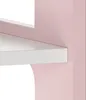 A close-up view of a pink and white shelf unit. Náhled obrázku produktu