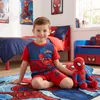 Marvel Spiderman Jungen Schlafanzug Pyjama Shirt Shorts - Produktbild-Vorschau 2