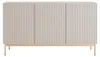 Selsey Linearis - Buffet 3 portes avec LED, gris cachemire Voir les images du produit 6