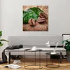 Bilder auf glas - Aroma Kaffee Pflanze Samen - 70x70cm - Produktbild-Vorschau 6