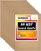 Creative Deco 50 x A4 MDF Platten | 300 x 210 x 3 mm | Produktbild-Vorschau 1