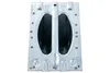 A metal wedge used for stabilizing a vehicle. Voir les images du produit
