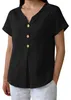 T-shirt pour femme ASKSA, en mousseline, pour l'été, Voir les images du produit 2
