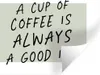 MuchoWow® Wandtattoo Wandsticker Wandaufkleber Kaffee - Produktbild-Vorschau 1
