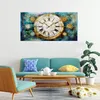 Leinwandbild Vintage-Uhr Türkis 100x50 Feeby Türkis bild Produktbild-Vorschau 2