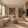 MasterLED Pendelleuchte E27 30 cm Beige Gold Nilo Stahl für Produktbild-Vorschau 8