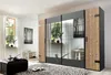 Wimex Stockholm Schwebetürenschrank Graphit/Silver Fir mit Produktbild-Vorschau 2