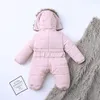90cm -Baby Winter Overall mit Kapuze Strampler Schneeanzug Produktbild-Vorschau 4