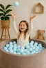 H&F Heimtextilien | 100 palline per piscina 6 cm - blu Anteprima dell’immagine prodotto 3