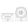 BLOW 30-803#, 2-way, 80 W, 4 ohm, 90 dB, 60 - 20000 Hz, 129 Náhľad obrázku produktu 3