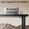 Wiltec Edelstahl Tischbein Set, schwarz, 4 Möbelfüße Ø 60 Produktbild-Vorschau 4