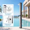 Doccia solare COSTWAY da 60 litri con copertura, doccia da Anteprima dell’immagine prodotto 5