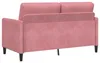 vidaXL Sofa mit Stauraum Rosa 152 x 78 x 87 cm Polyester Produktbild-Vorschau 6