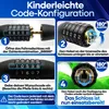 NEXTCOVER® Fahrradschloss mit Zahlencode - Das Original - Produktbild-Vorschau 4