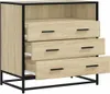Möbel Schubladenschrank Sonoma-Eiche 70x41x70 cm Produktbild-Vorschau 5