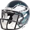 A close-up studio shot of a mini Philadelphia Eagles football helmet. Produktbild-Vorschau