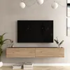 Fernsehtisch 'Lapinlahti' 180 x 31,5 x 29,5 cm Schwarz / Produktbild-Vorschau 2